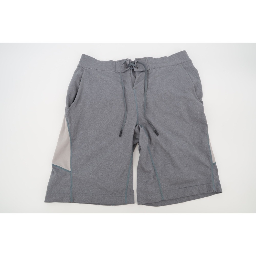 Lululemon Men's City Commute Shorts Sweat Blue Gray Drawstring Size Medium